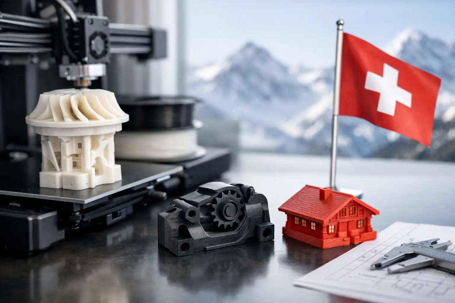 3D-Druck-Sonderanfertigung Schweiz erklärt