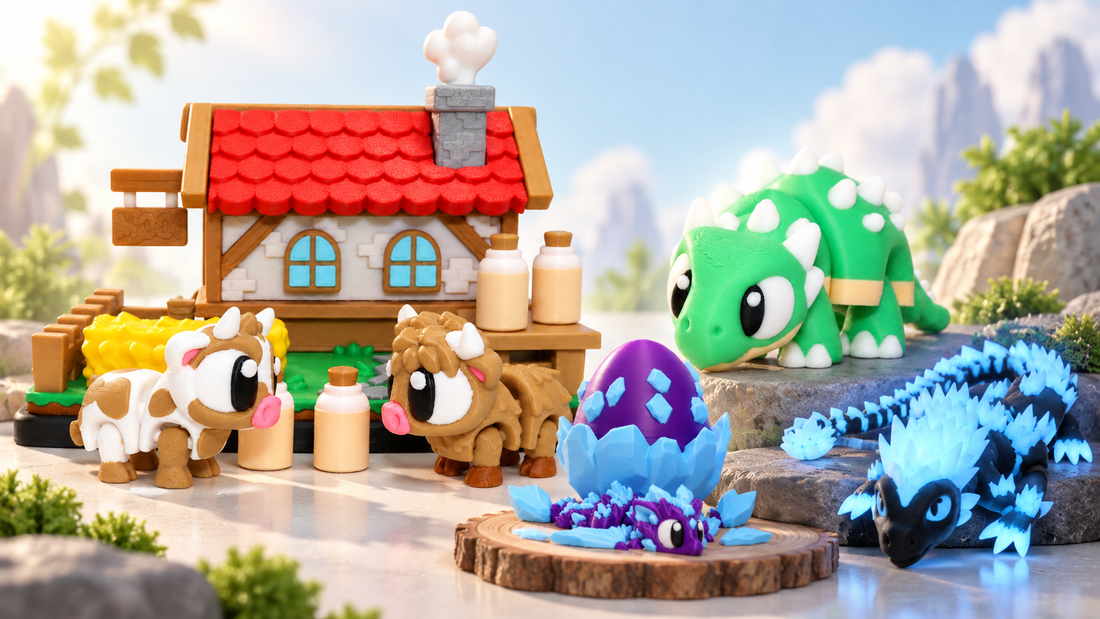 3D-Druck Spielzeug Schweiz – bewegliche Figuren, coole Spielsachen & Geschenkideen - ProtoPlot3D