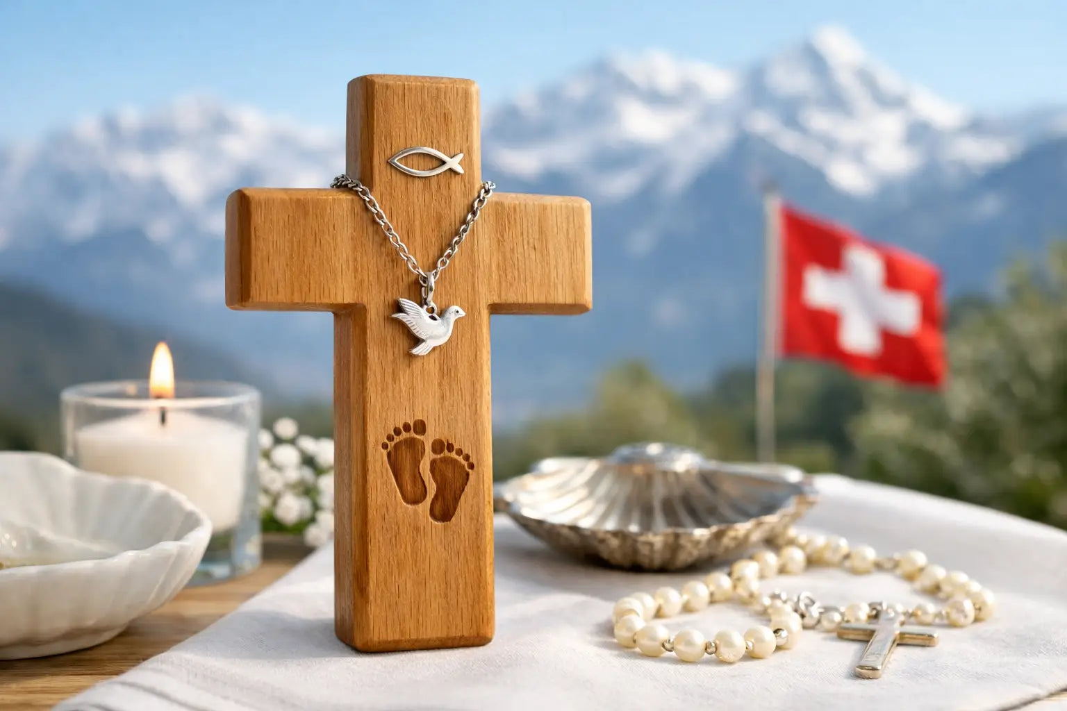Taufkreuz personalisiert Schweiz - worauf achten?