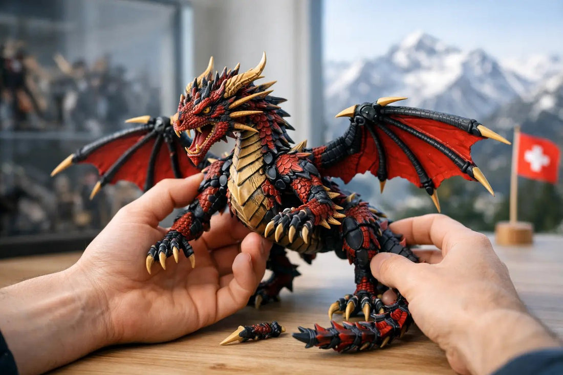 Beweglicher 3D Drache Schweiz kaufen - Protoplot3D