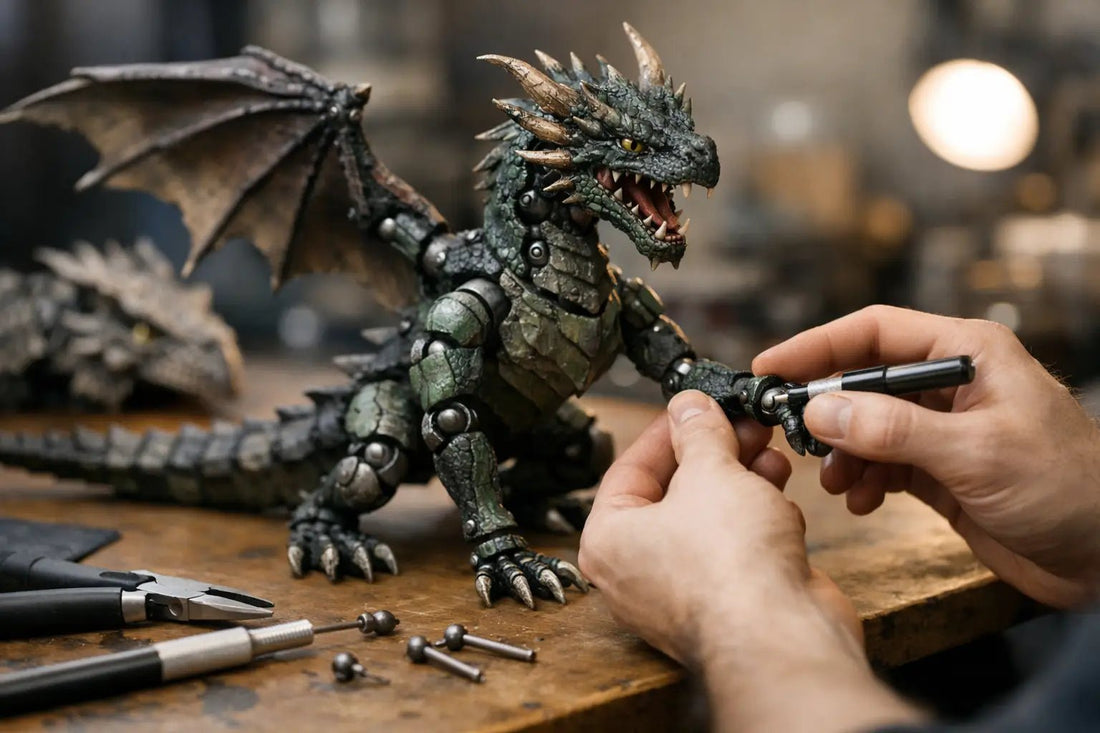 Wie entstehen bewegliche Drachenfiguren? - Protoplot3D