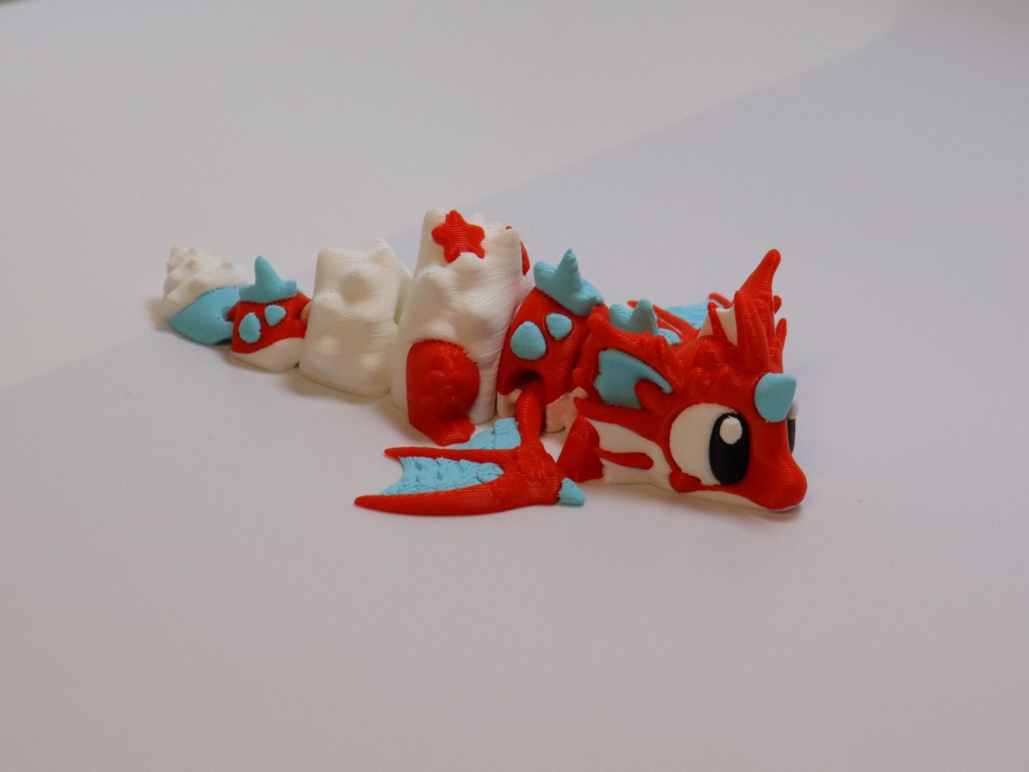 3D Drache beweglich – Infernia – Spielzeug Drache mit Ei – Swiss Made Schweiz - Protoplot3D