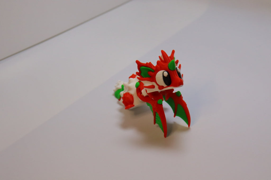 3D Drache beweglich – Infernia – Spielzeug Drache mit Ei – Swiss Made Schweiz - Protoplot3D