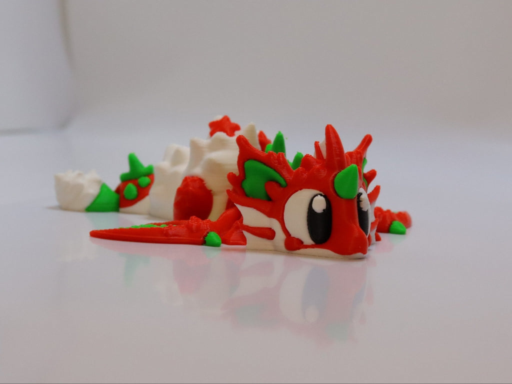 3D Drache beweglich – Infernia – Spielzeug Drache mit Ei – Swiss Made Schweiz - Protoplot3D