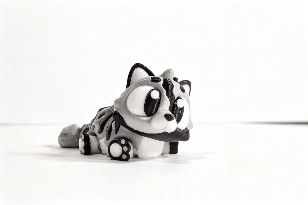 3D Druck Katzen Spielzeug – bewegliche Tierfiguren – Swiss Made - Protoplot3D