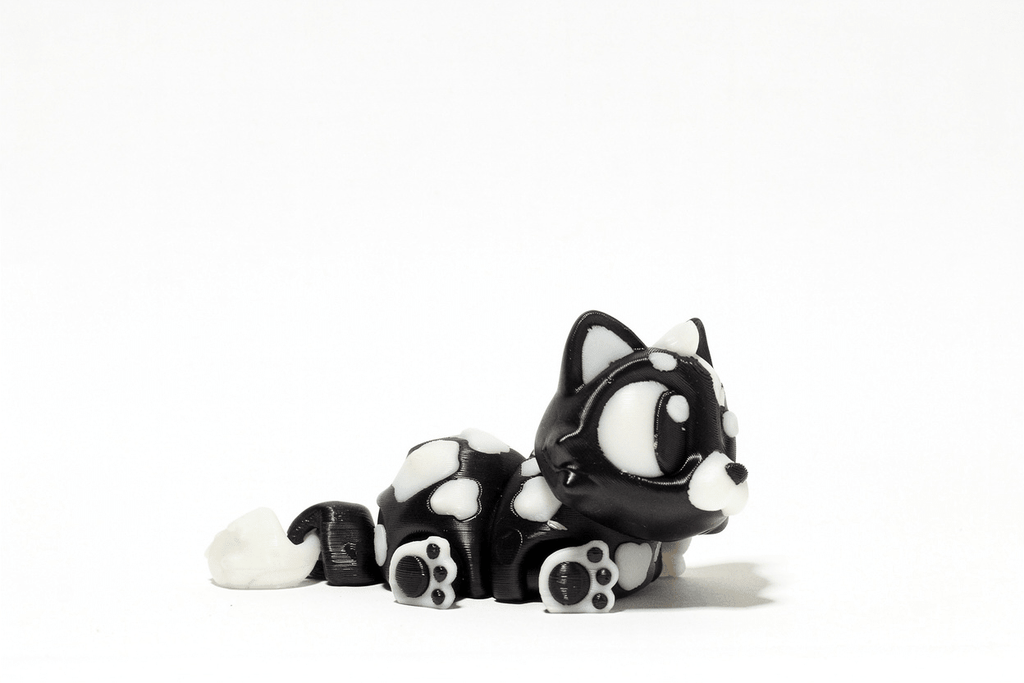 3D Druck Katzen Spielzeug – bewegliche Tierfiguren – Swiss Made - Protoplot3D