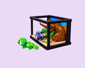 Chamäleon Spielset mit Terrarium – 3D Spielzeug Swiss Made