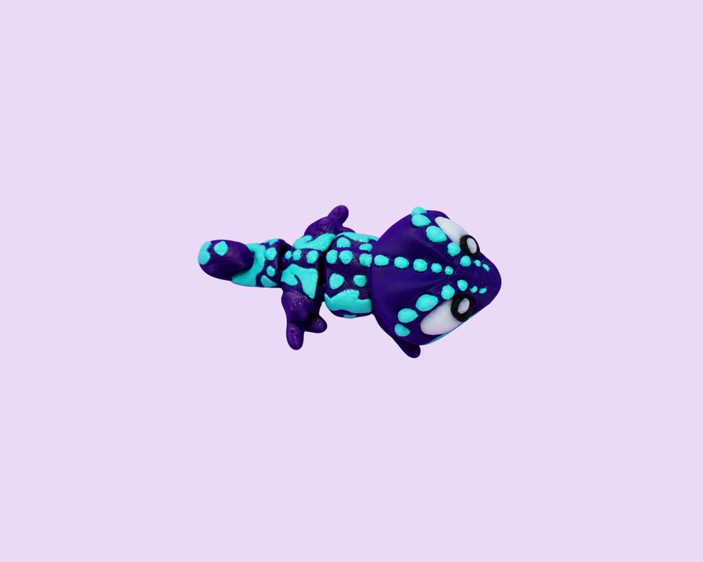 Poseable Chameleon Figure – 3D Printed Toy