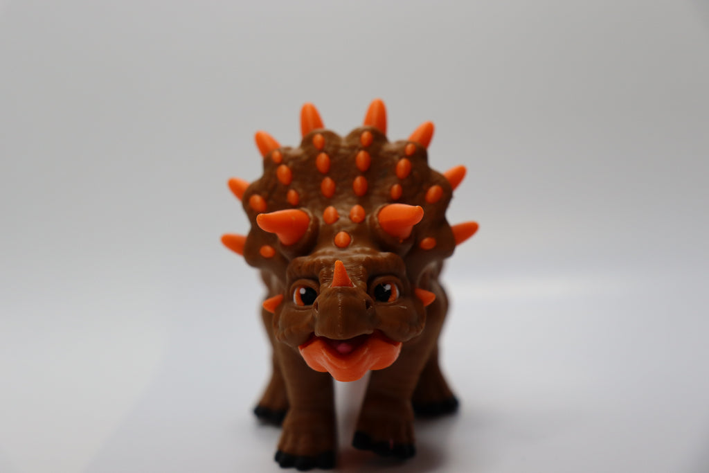 Triceratops Dino Figur – Beweglicher Dinosaurier – 3D Druck Spielzeug – Swiss Made