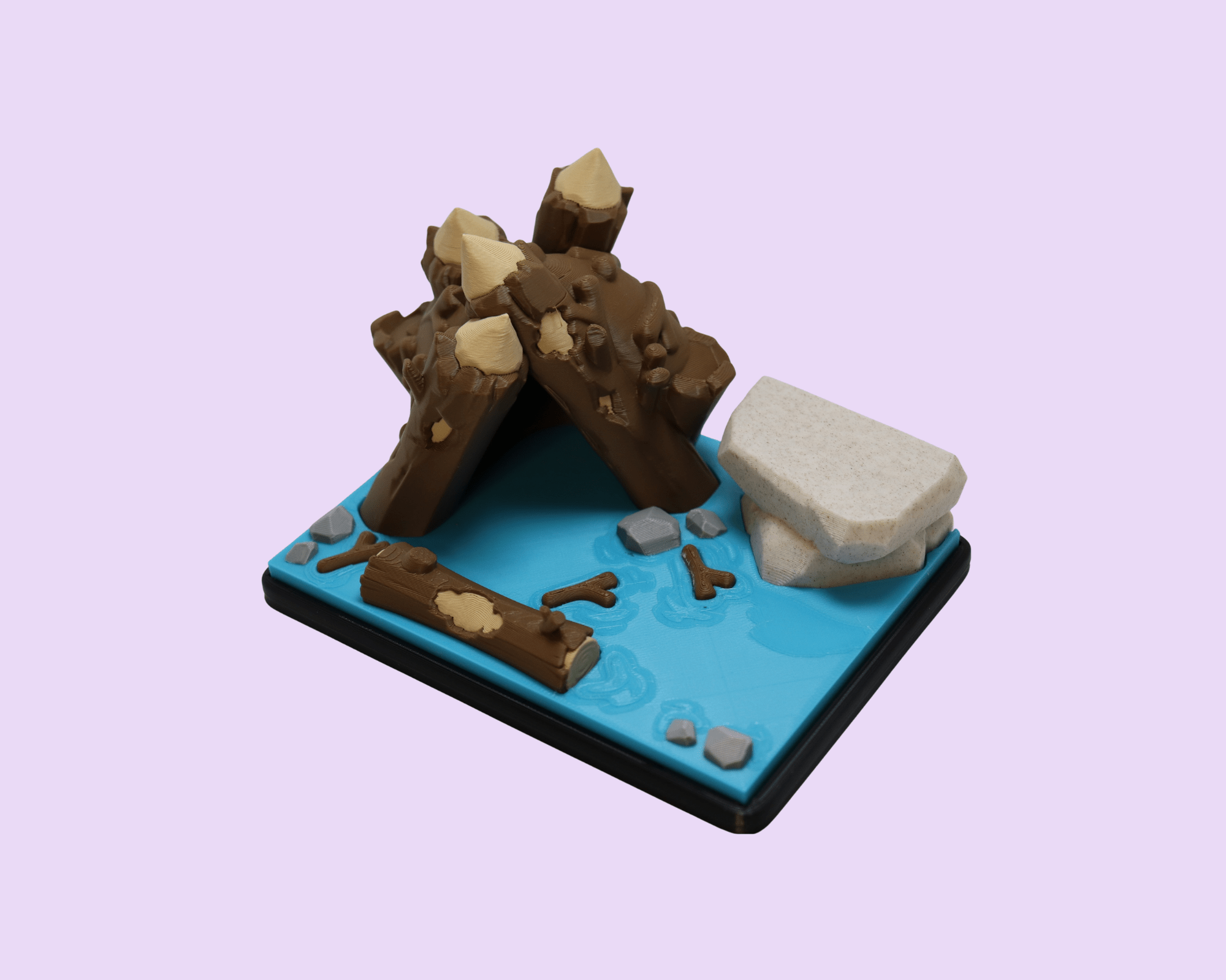 Biber Spielset Kinder mit Damm – 3D Druck Swiss Made - Protoplot3D