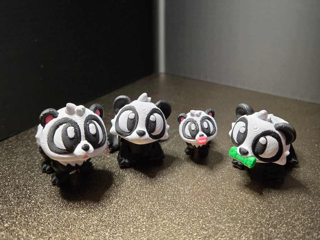Buddy Set – Panda Figuren - Protoplot3D