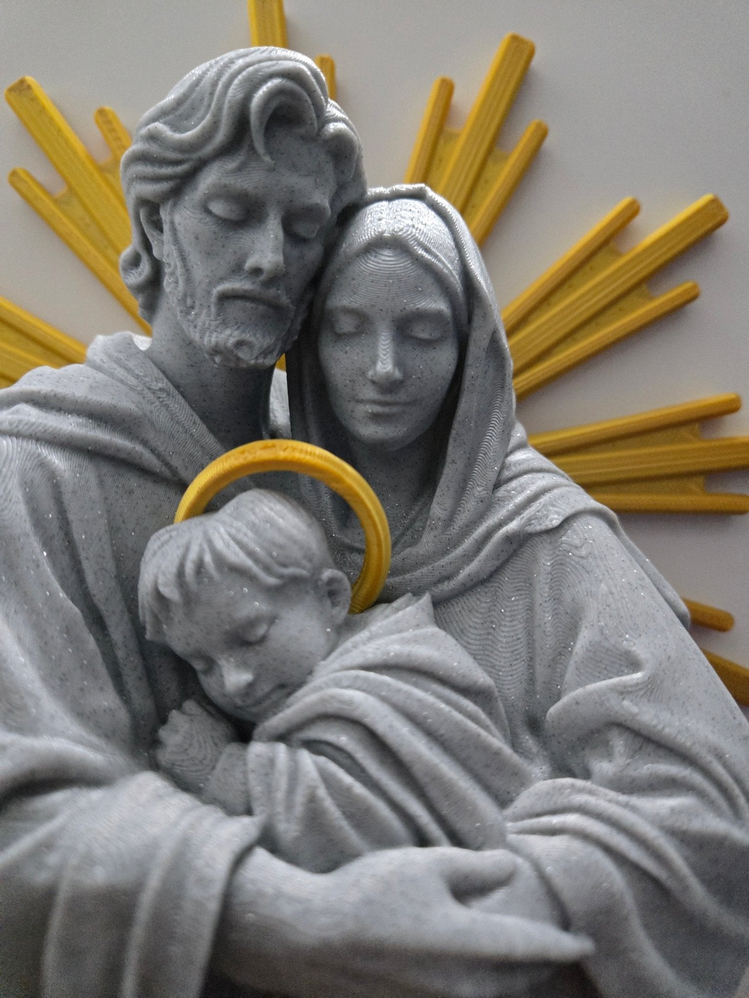 Heilige Familie Figur – Wandrelief & Standfigur – Swiss Made - Protoplot3D