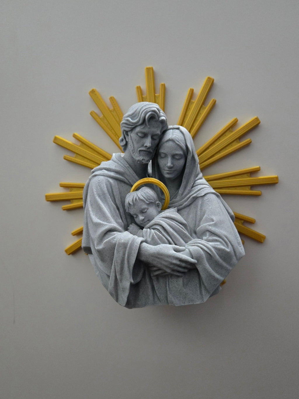 Heilige Familie Figur – Wandrelief & Standfigur – Swiss Made - Protoplot3D