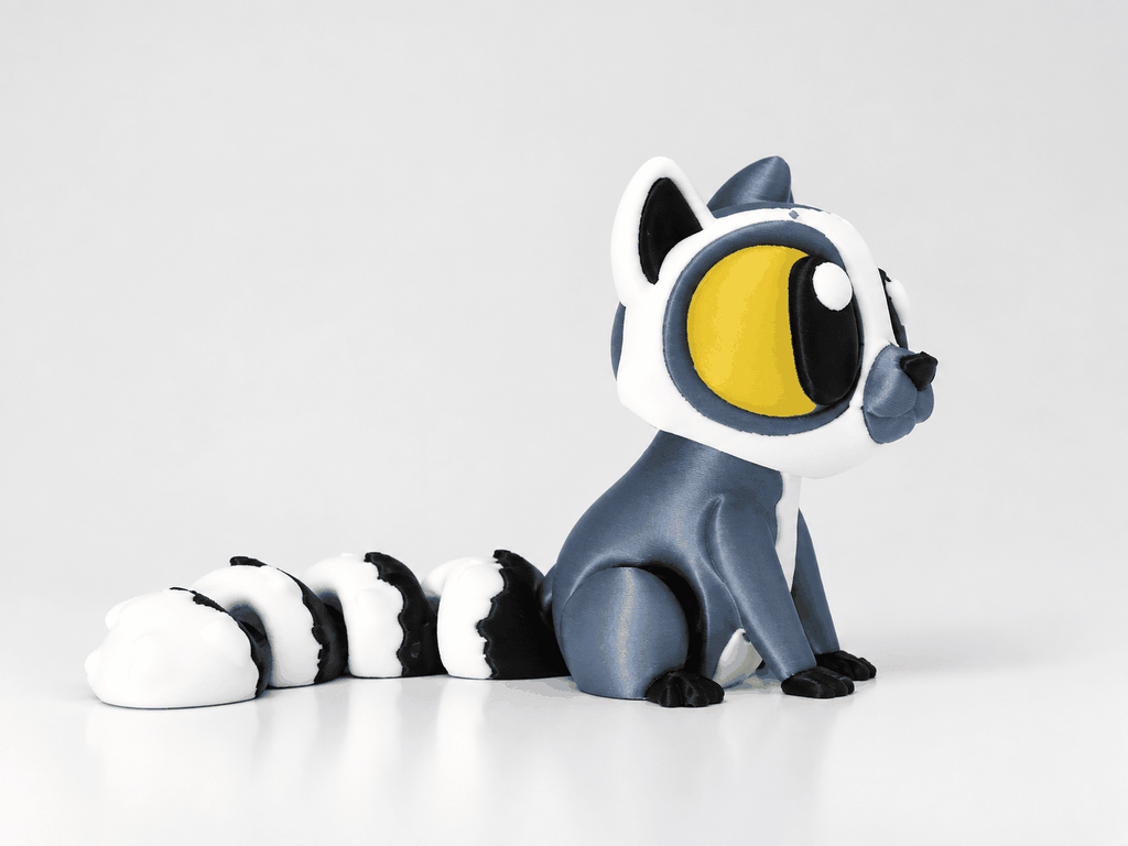 Lemur Goldauge | Bewegliche 3D-Tierfigur - ProtoPlot3D