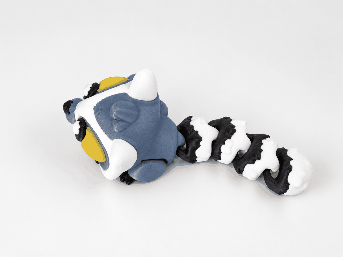 Lemur Goldauge | Bewegliche 3D-Tierfigur - ProtoPlot3D