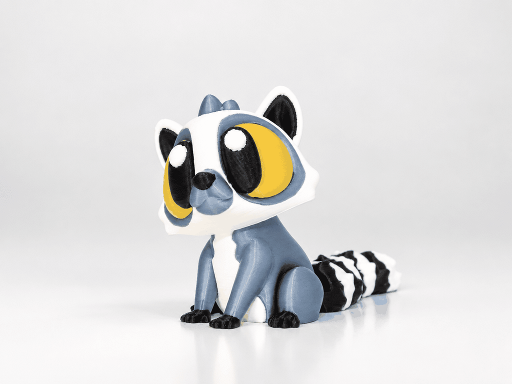 Lemur Goldauge | Bewegliche 3D-Tierfigur - ProtoPlot3D