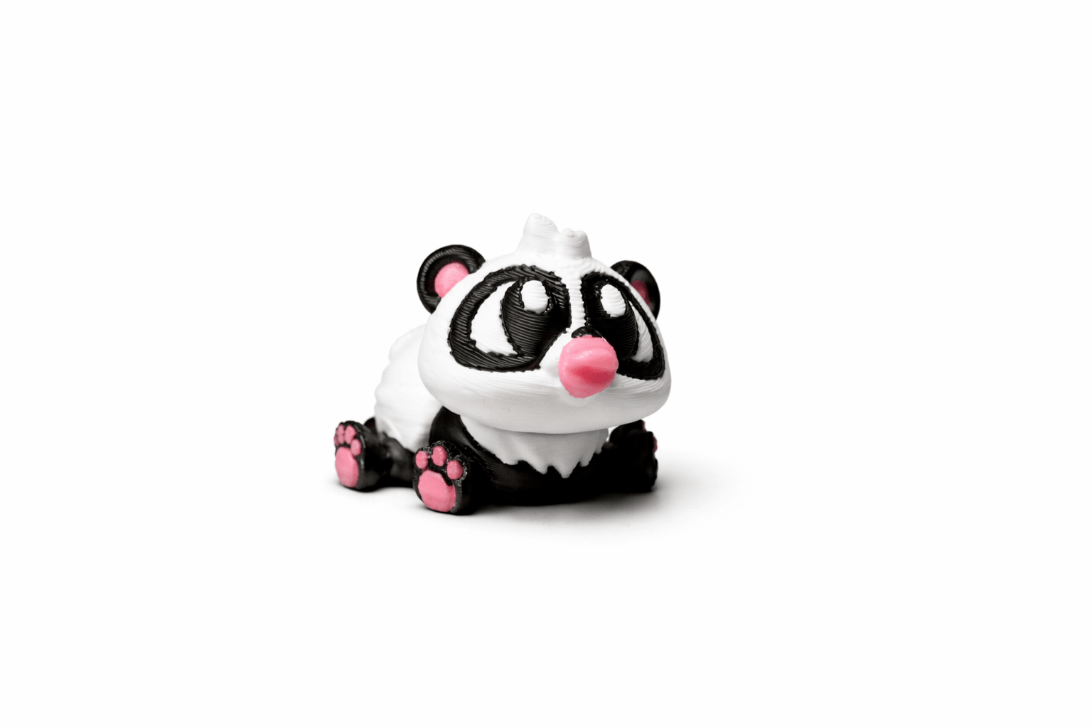 Panda Figuren Set & Einzelfiguren – 3D Druck Spielzeug – Swiss Made - Protoplot3D