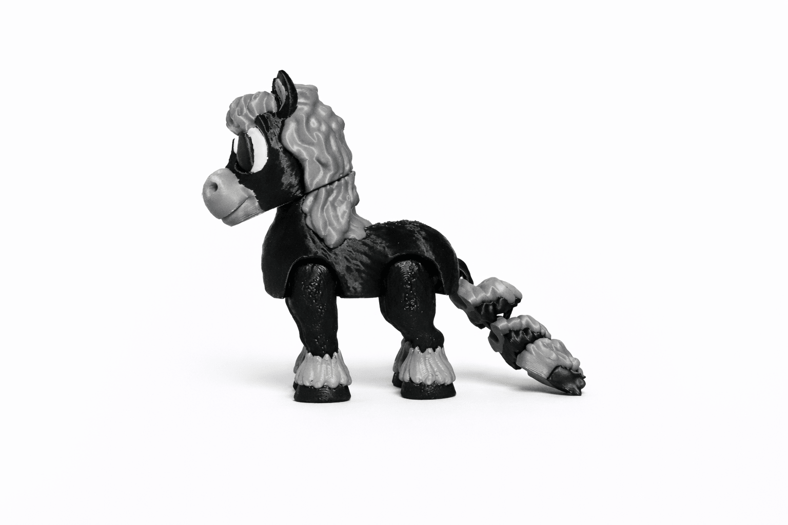 Pferd & Fohlen 3D Druck Spielzeug – bewegliche Tierfiguren – Swiss Made - Protoplot3D