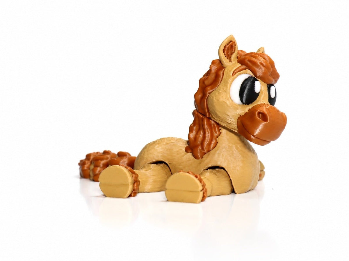 Pferd – Kastanienherz | Bewegliche 3D-Tierfigur - ProtoPlot3D