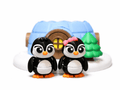 Pinguin Spielzeug Set – 3D Druck Tierfiguren mit Iglu – beweglich – Swiss Made - Protoplot3D