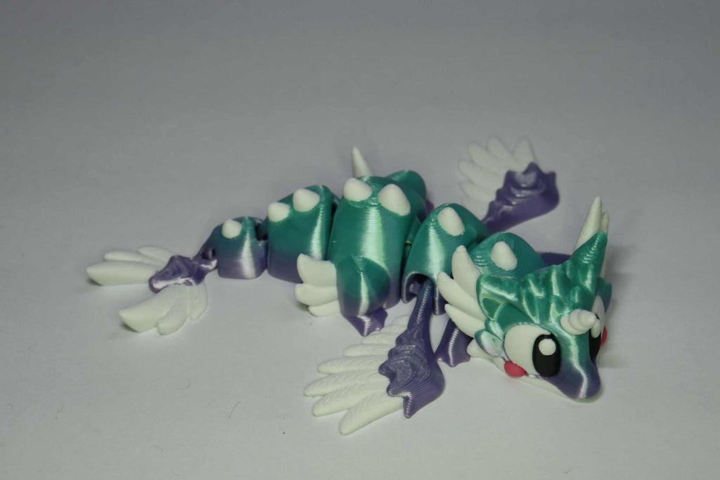ProtoDrache – Auroria | Bewegliche 3D-Drachenfigur - ProtoPlot3D
