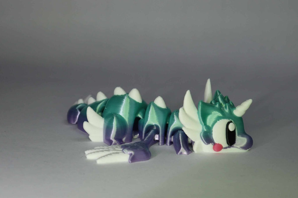 ProtoDrache – Auroria | Bewegliche 3D-Drachenfigur - ProtoPlot3D