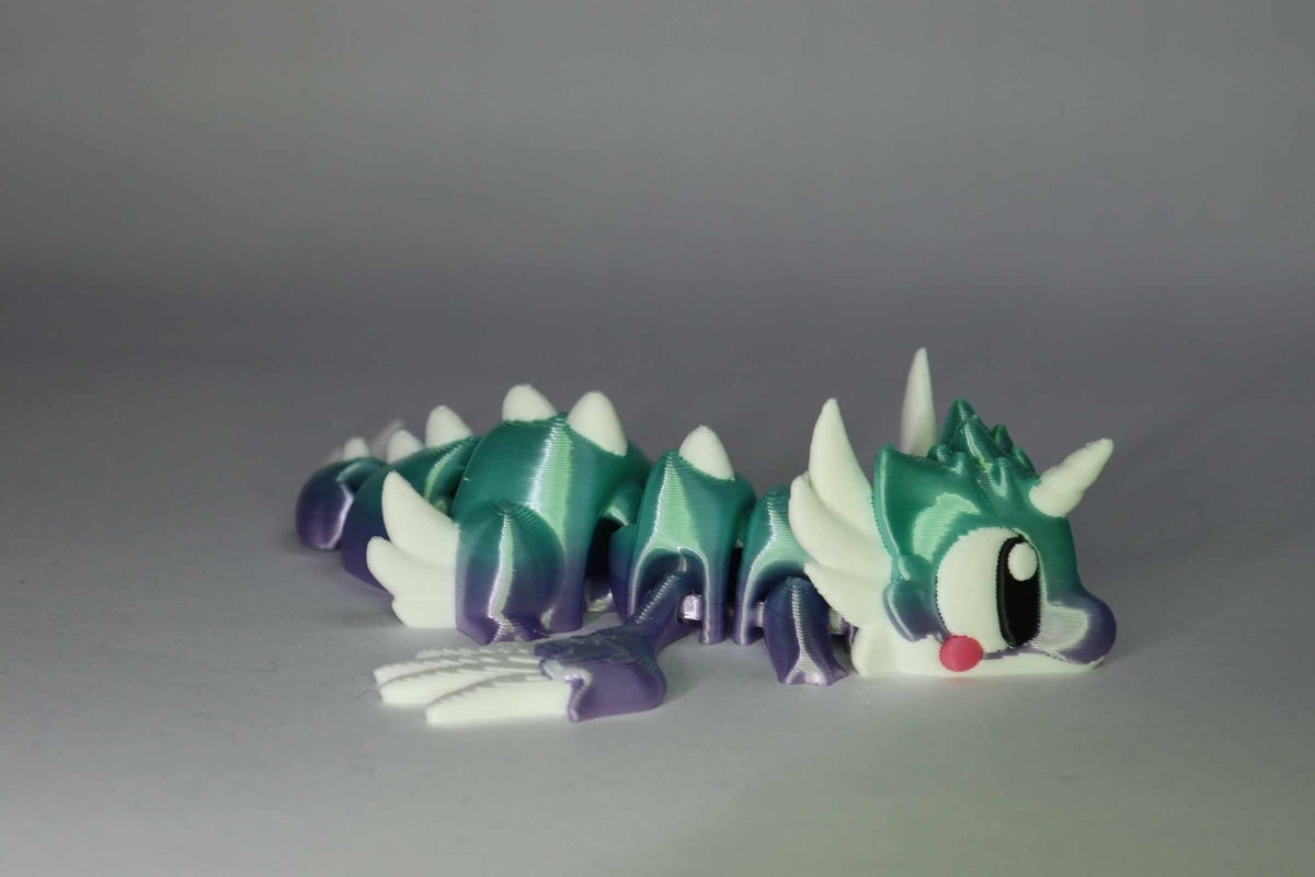 ProtoDrache – Auroria | Bewegliche 3D-Drachenfigur - ProtoPlot3D