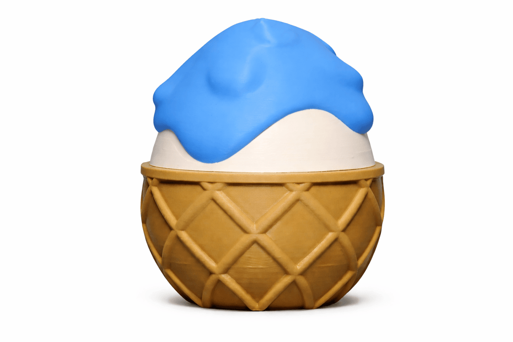 ProtoDrache IceCream – 3D Druck Drache – beweglich – Eis Drache – Spielzeug – Swiss Made - Protoplot3D