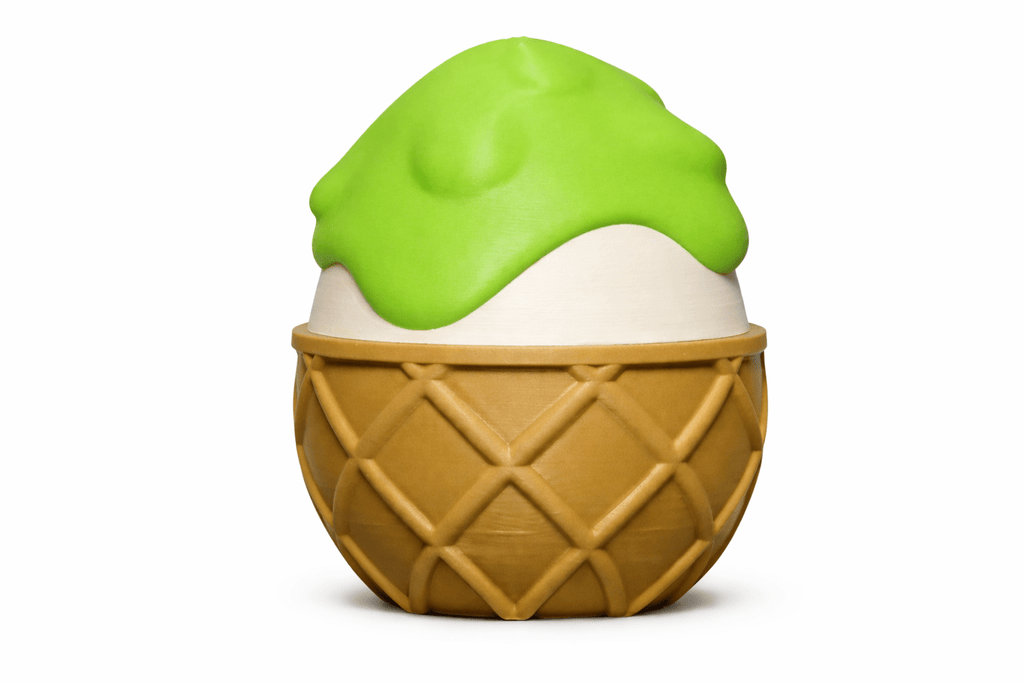 ProtoDrache IceCream – 3D Druck Drache – beweglich – Eis Drache – Spielzeug – Swiss Made - Protoplot3D