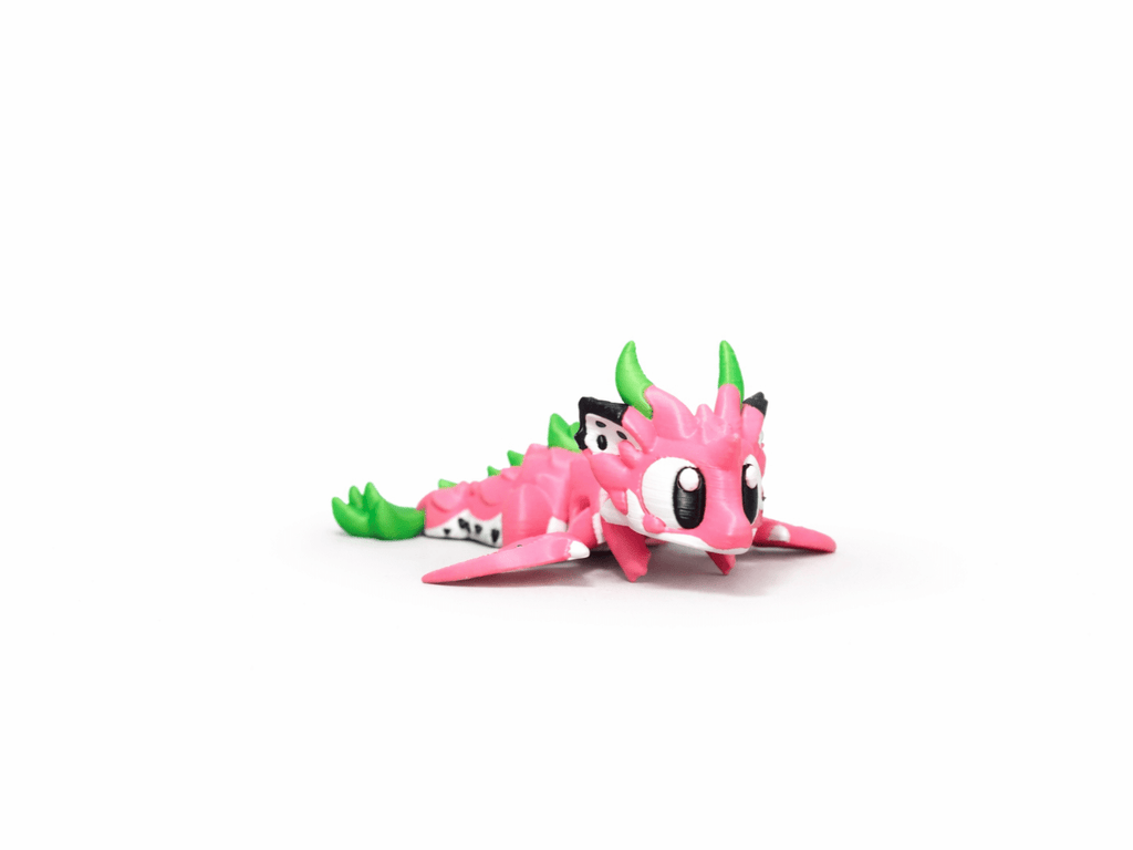 ProtoDrache Pitara – 3D Druck Drache mit Ei – beweglich – Spielzeug Drache – Swiss Made - Protoplot3D