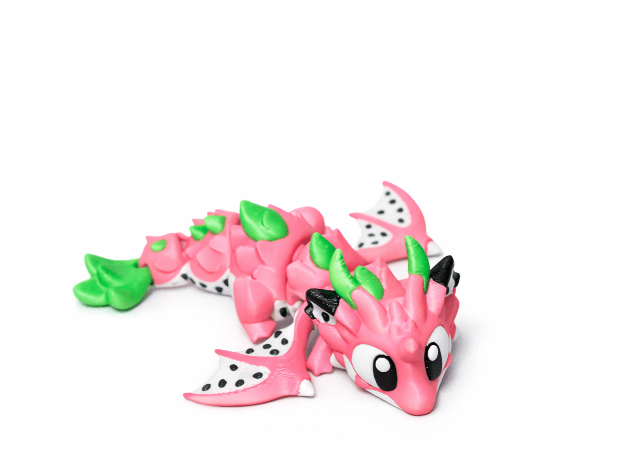 ProtoDrache Pitara – 3D Druck Drache mit Ei – beweglich – Spielzeug Drache – Swiss Made - Protoplot3D