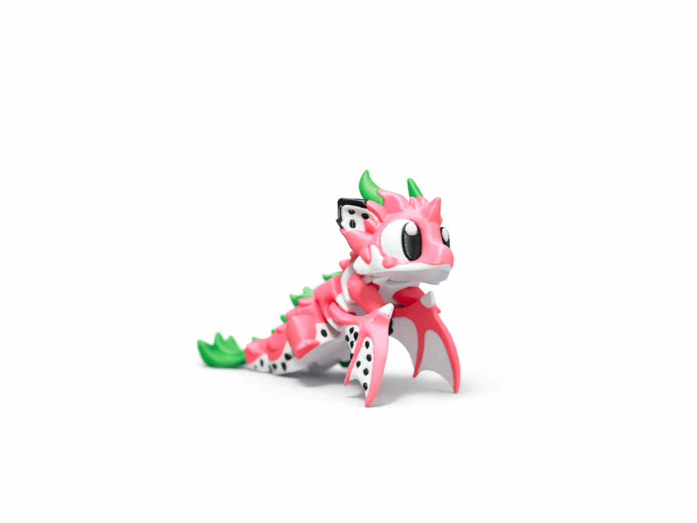 ProtoDrache Pitara – 3D Druck Drache mit Ei – beweglich – Spielzeug Drache – Swiss Made - Protoplot3D
