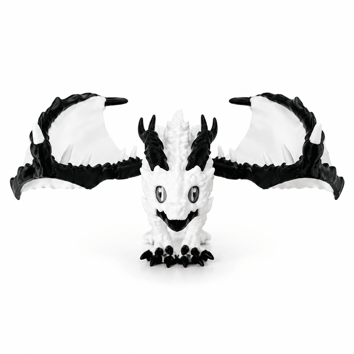 ProtoDrache Polarsturm – Bewegliche 3D-Drachenfigur - ProtoPlot3D