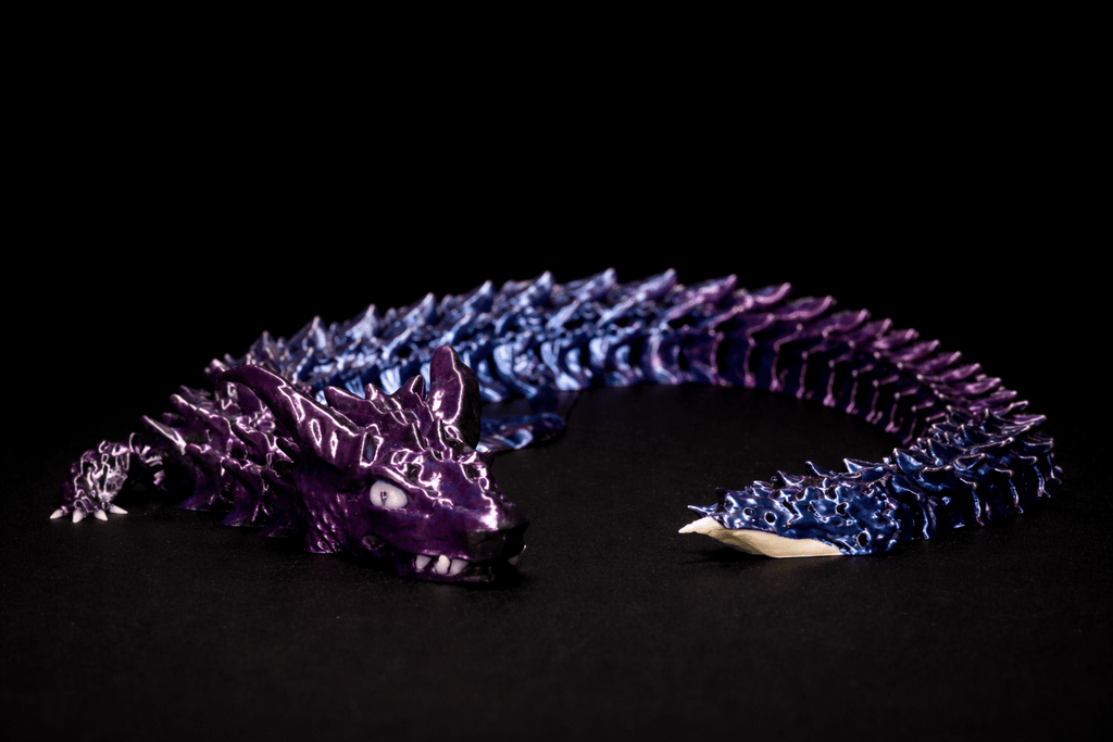 ProtoDrache SchattenBlitz – 3D Druck Drache – beweglich – Silk Drache – Spielzeug Drache – Swiss Made - Protoplot3D
