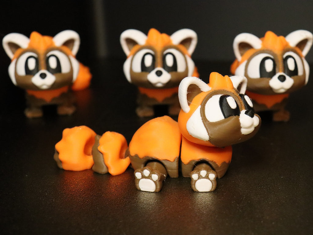 Rote Panda Figuren - Protoplot3D