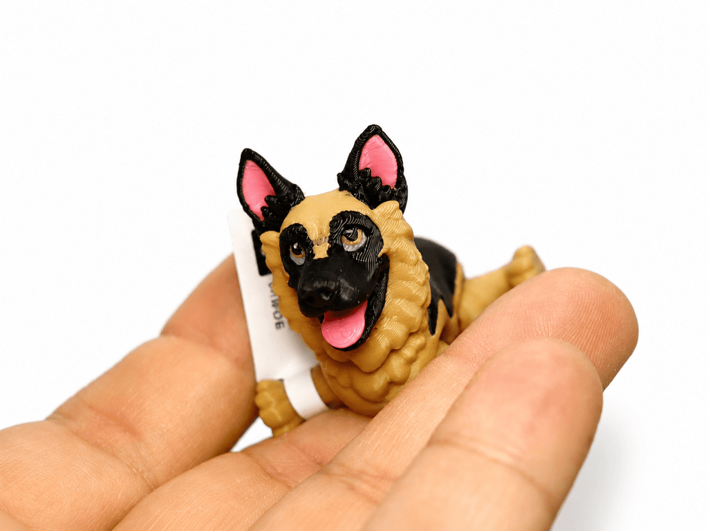 Schäferhund – 3D-Druck-Tierfigur - ProtoPlot3D