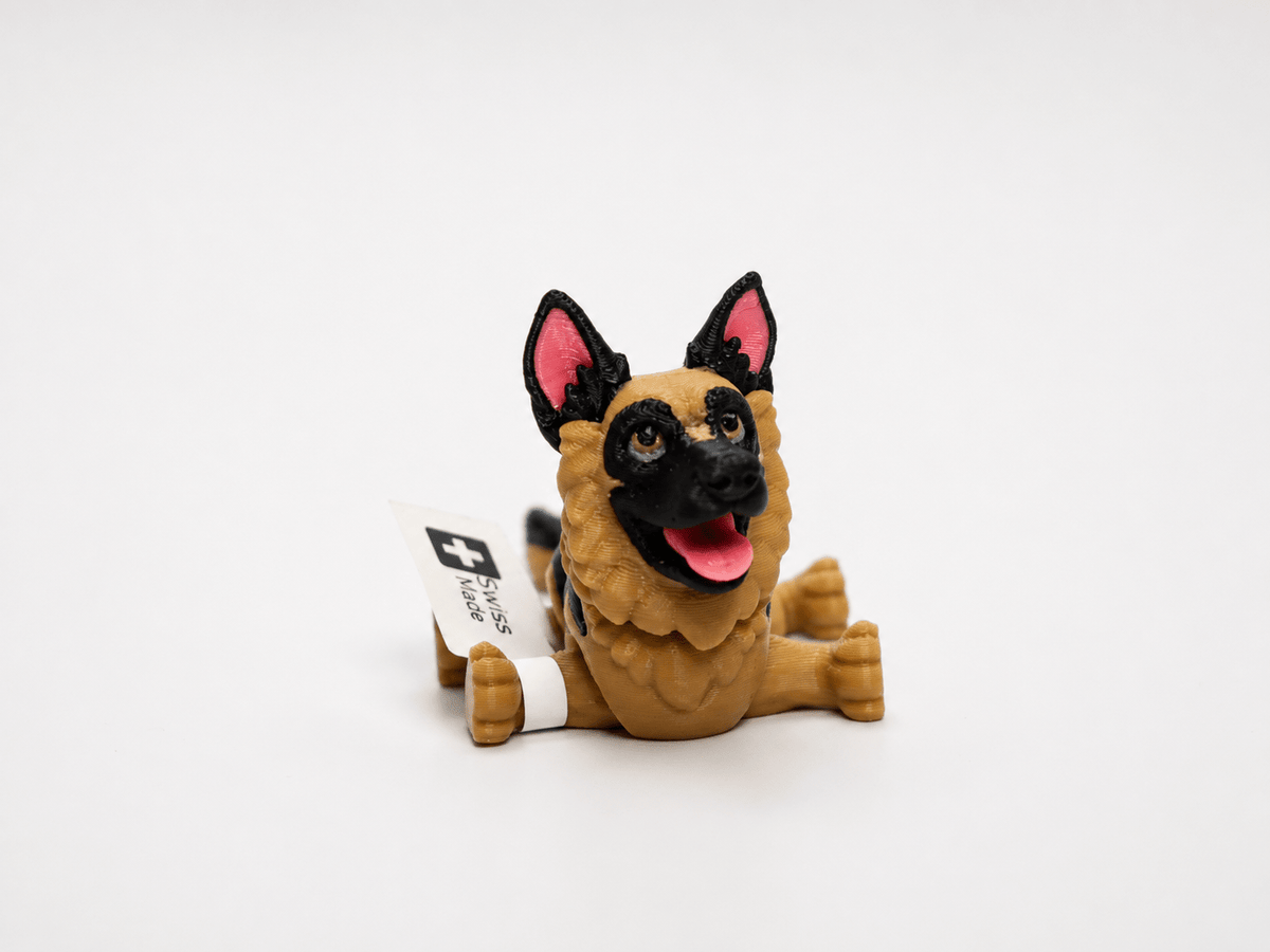Schäferhund – 3D-Druck-Tierfigur - ProtoPlot3D