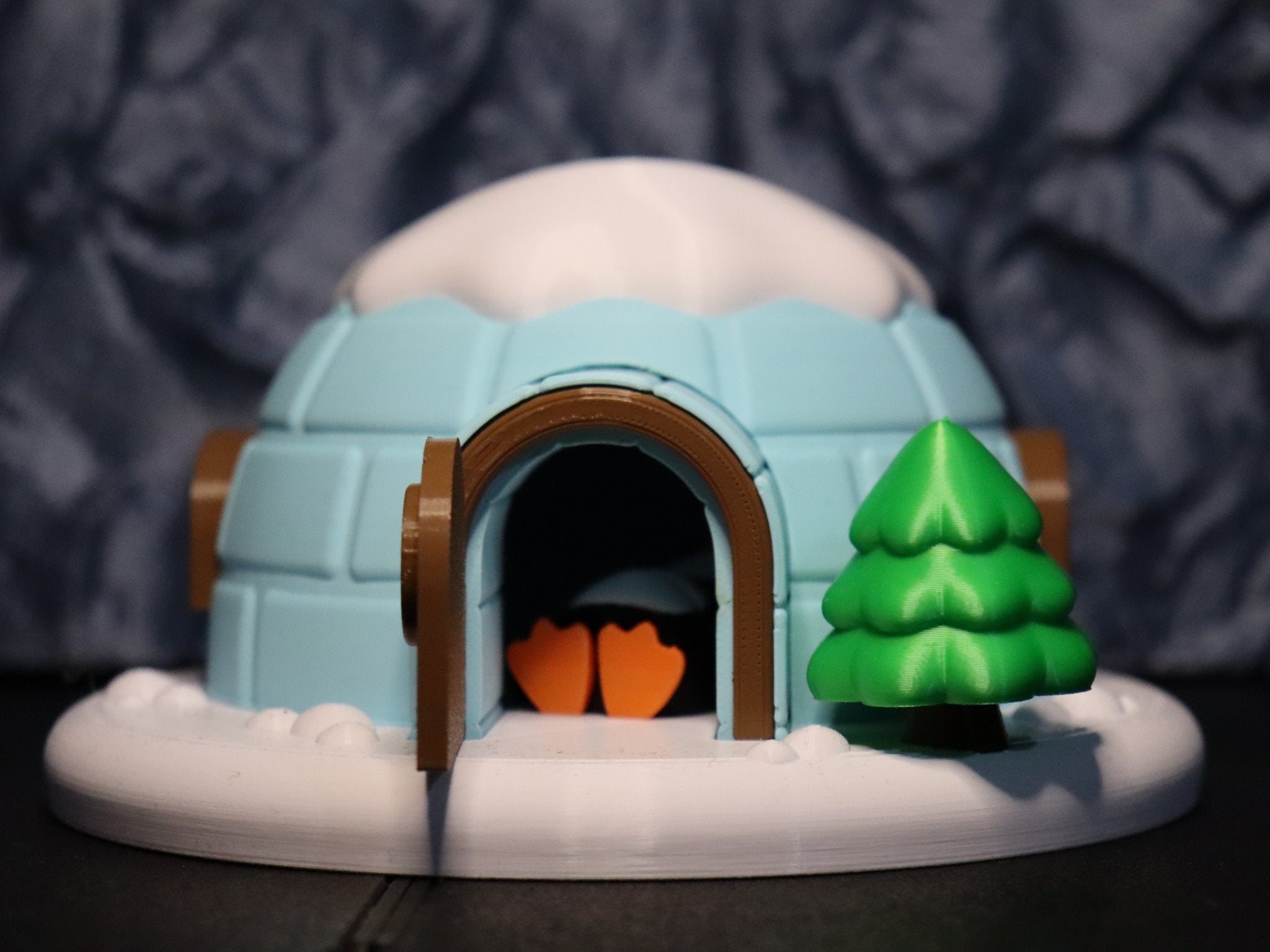 Set: Pinguin - Duo im Iglu - Protoplot3D