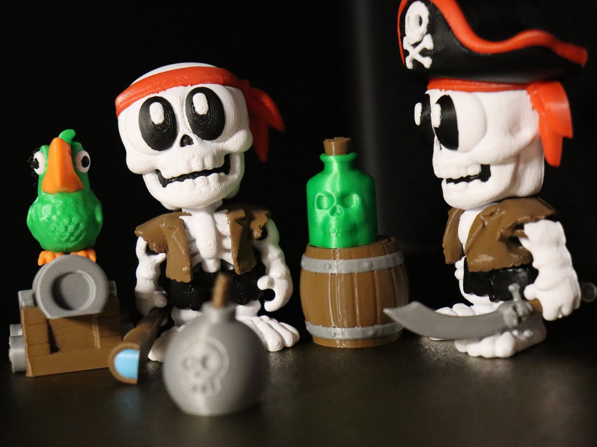 Skeleton Set – Piraten - Abenteuer - Protoplot3D
