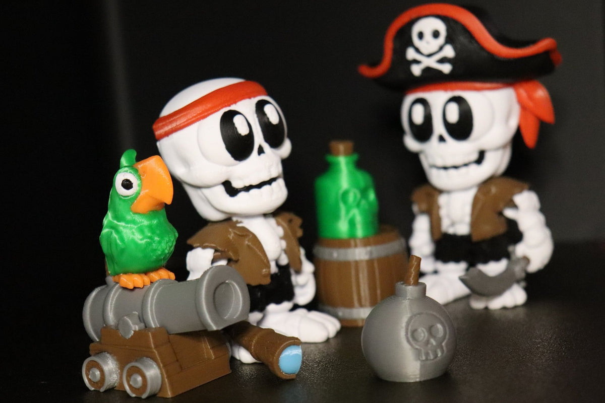 Skeleton Set – Piraten - Abenteuer - Protoplot3D