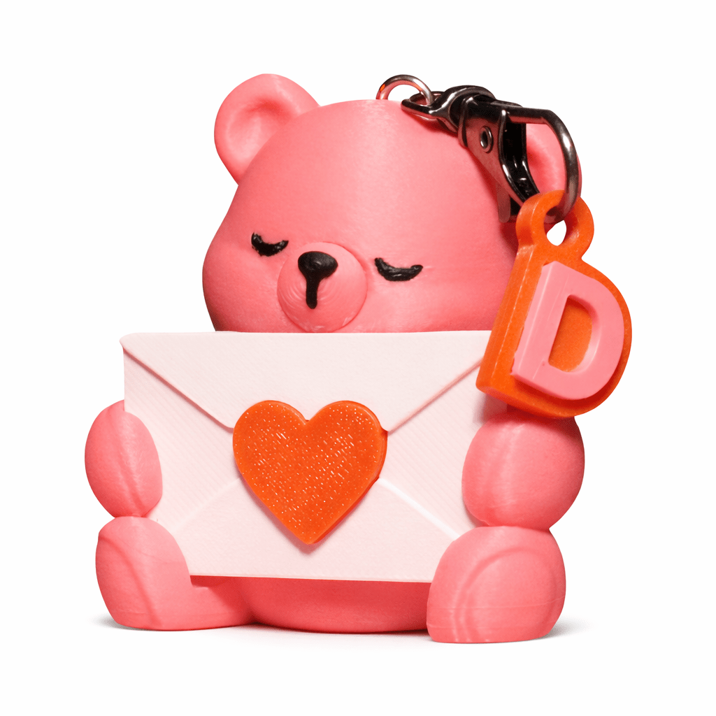 Taschenanhänger - Liebespost - Bär - Protoplot3D