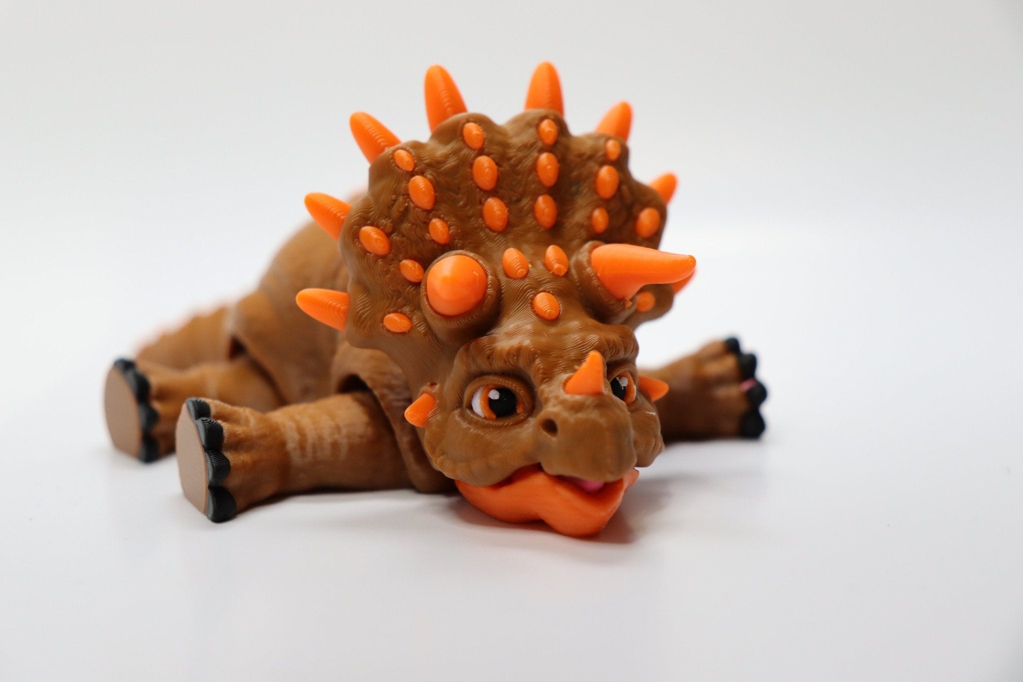 Triceratops Dino Figur – Beweglicher Dinosaurier – 3D Druck Spielzeug – Swiss Made - Protoplot3D