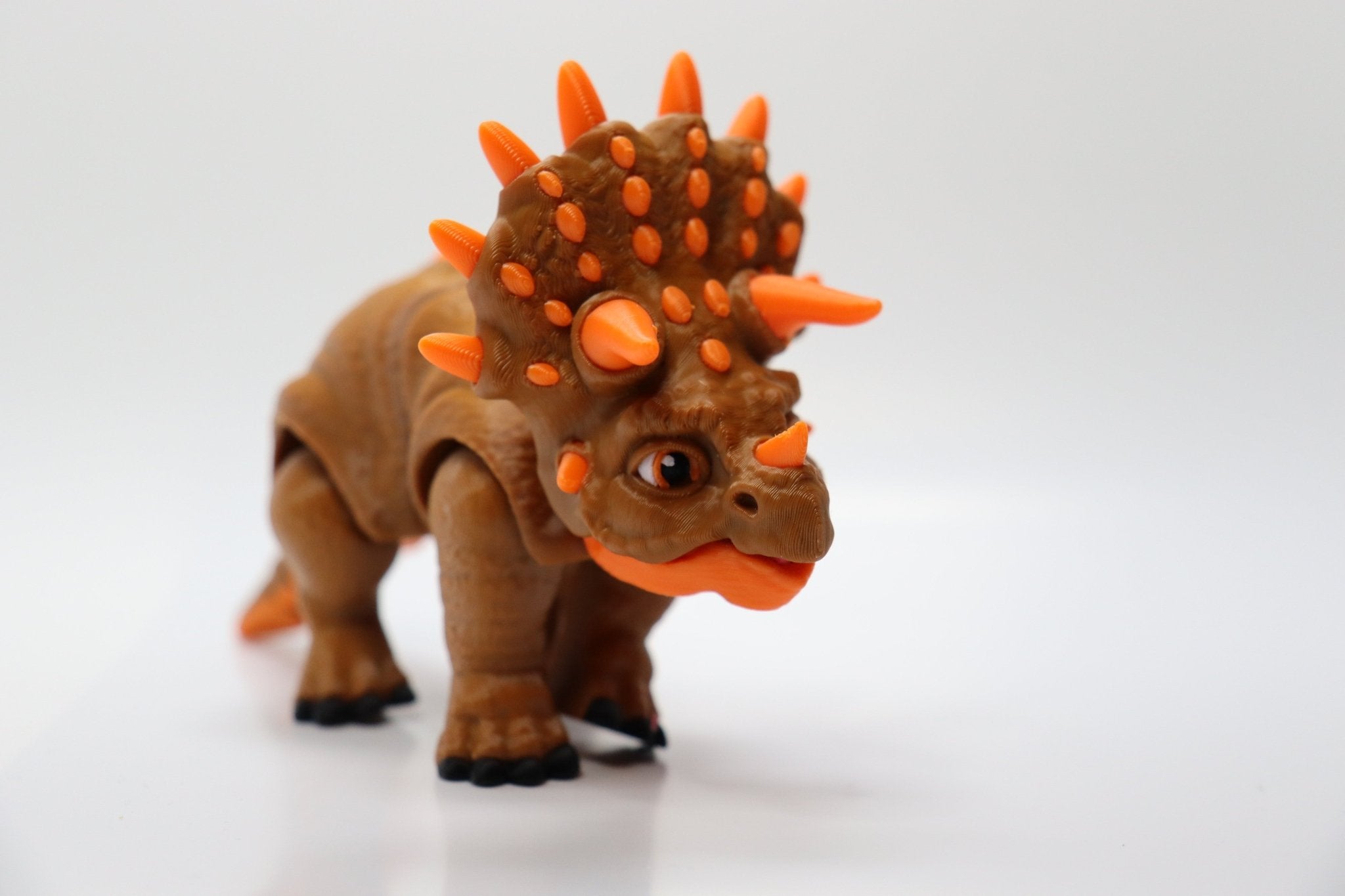 Triceratops Dino Figur – Beweglicher Dinosaurier – 3D Druck Spielzeug – Swiss Made - Protoplot3D