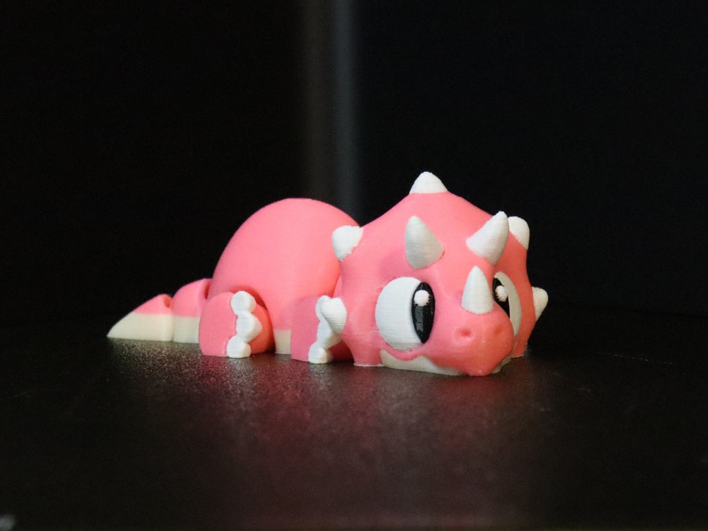 Triceratops Pink 🦕 - Protoplot3D