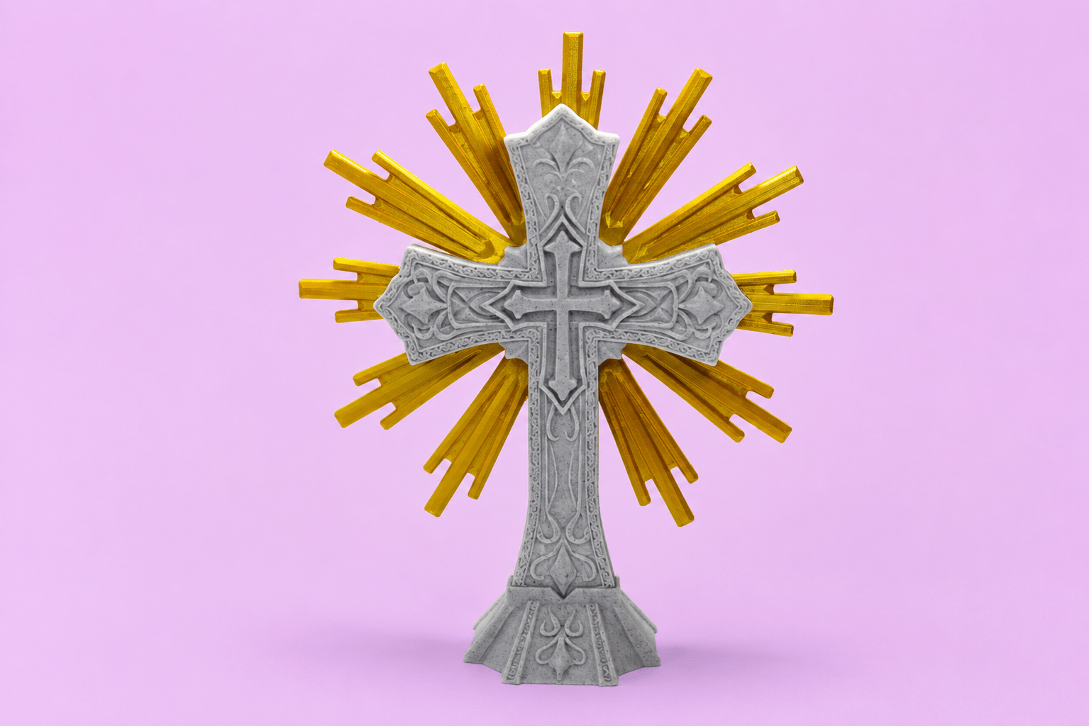 Wandkreuz zur Taufe – Religiöses Geschenk Swiss Made - Protoplot3D