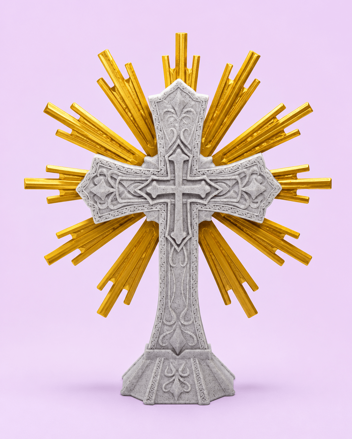 Wandkreuz zur Taufe – Religiöses Geschenk Swiss Made - Protoplot3D