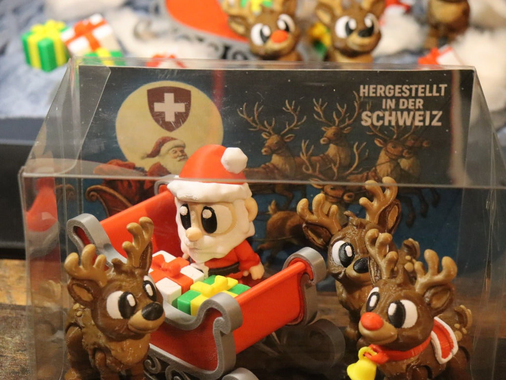 Wunderwelt – Rentierschlitten Set - Protoplot3D