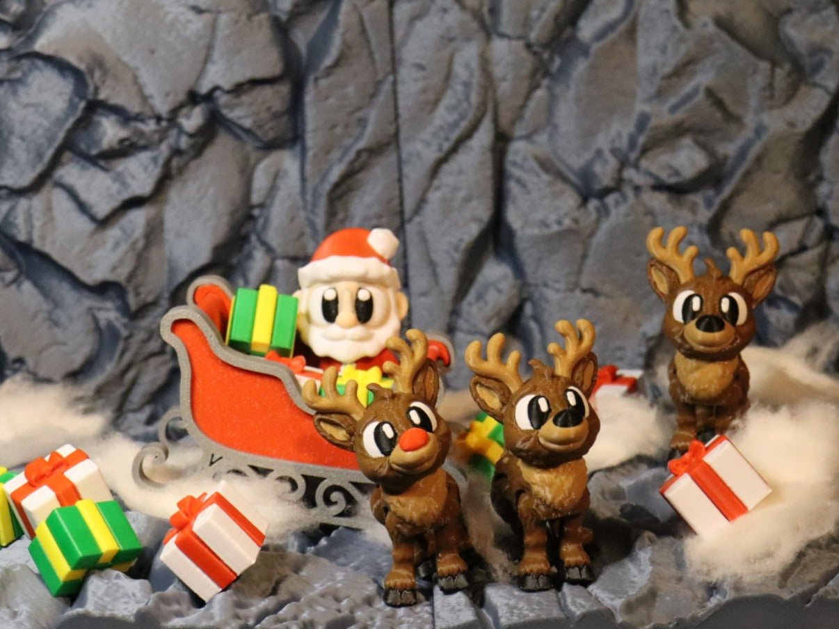Wunderwelt – Rentierschlitten Set - Protoplot3D