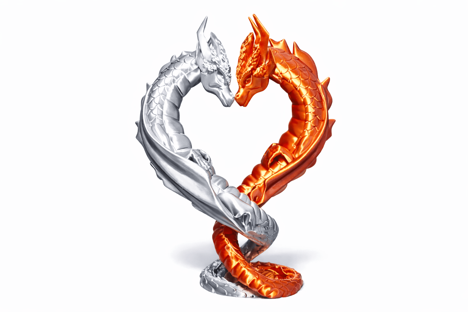 Yin & Yang Drachen – 3D Druck Figuren – Deko Drachen Set – Swiss Made - Protoplot3D